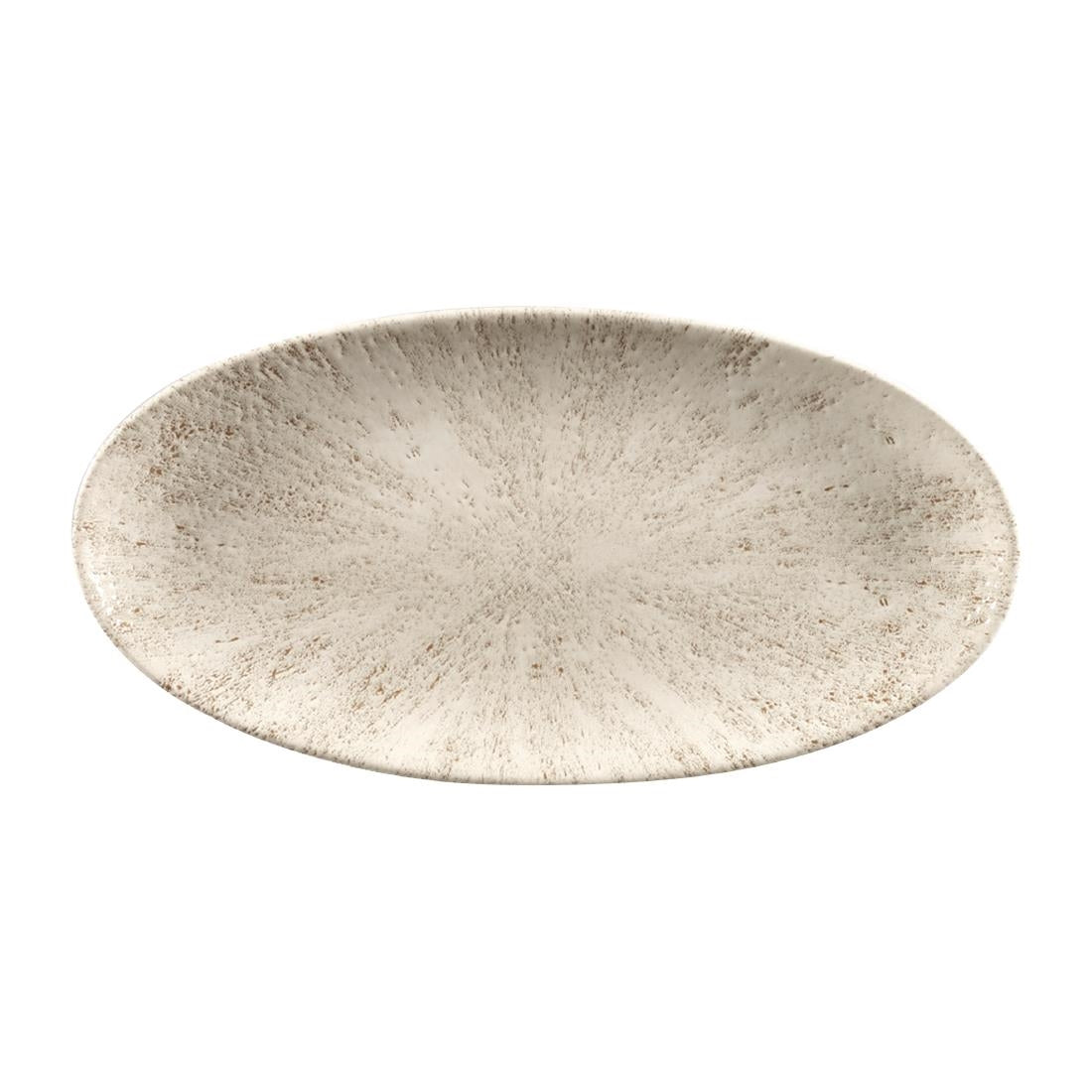 Churchill Studio Prints Stone Chefs Plates Agate Grey 299 x 150mm (Pack of 12) - FC142 Plates Churchill