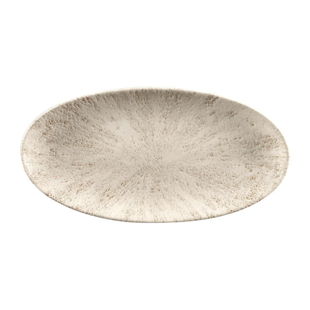 Churchill Studio Prints Stone Chefs Plates Agate Grey 299 x 150mm (Pack of 12) - FC142 Plates Churchill