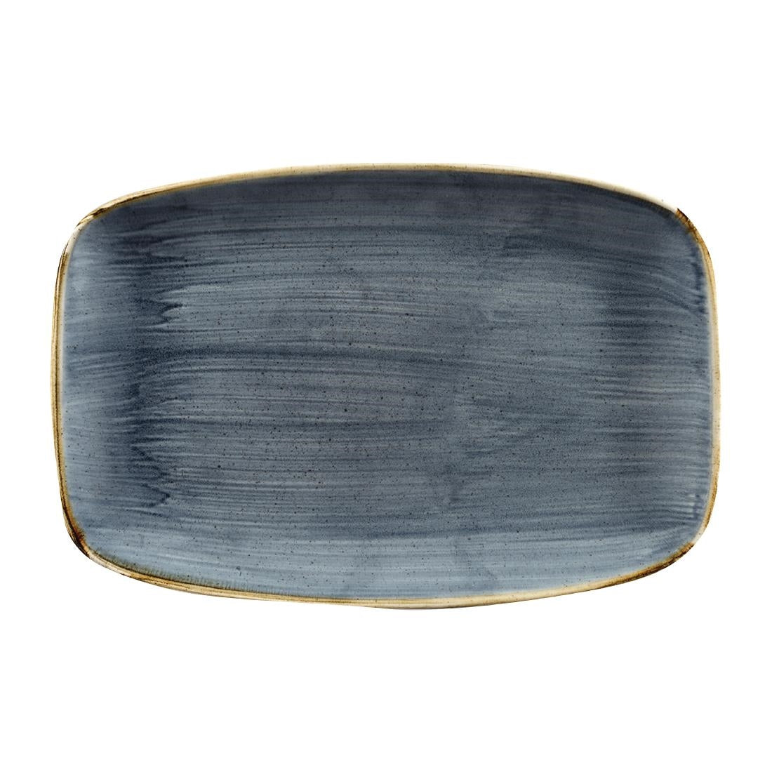 Churchill Stonecast No. 8 Oblong Chefs Plates 300 x 199mm Blueberry (Pack of 6) - FC149 Plates Churchill