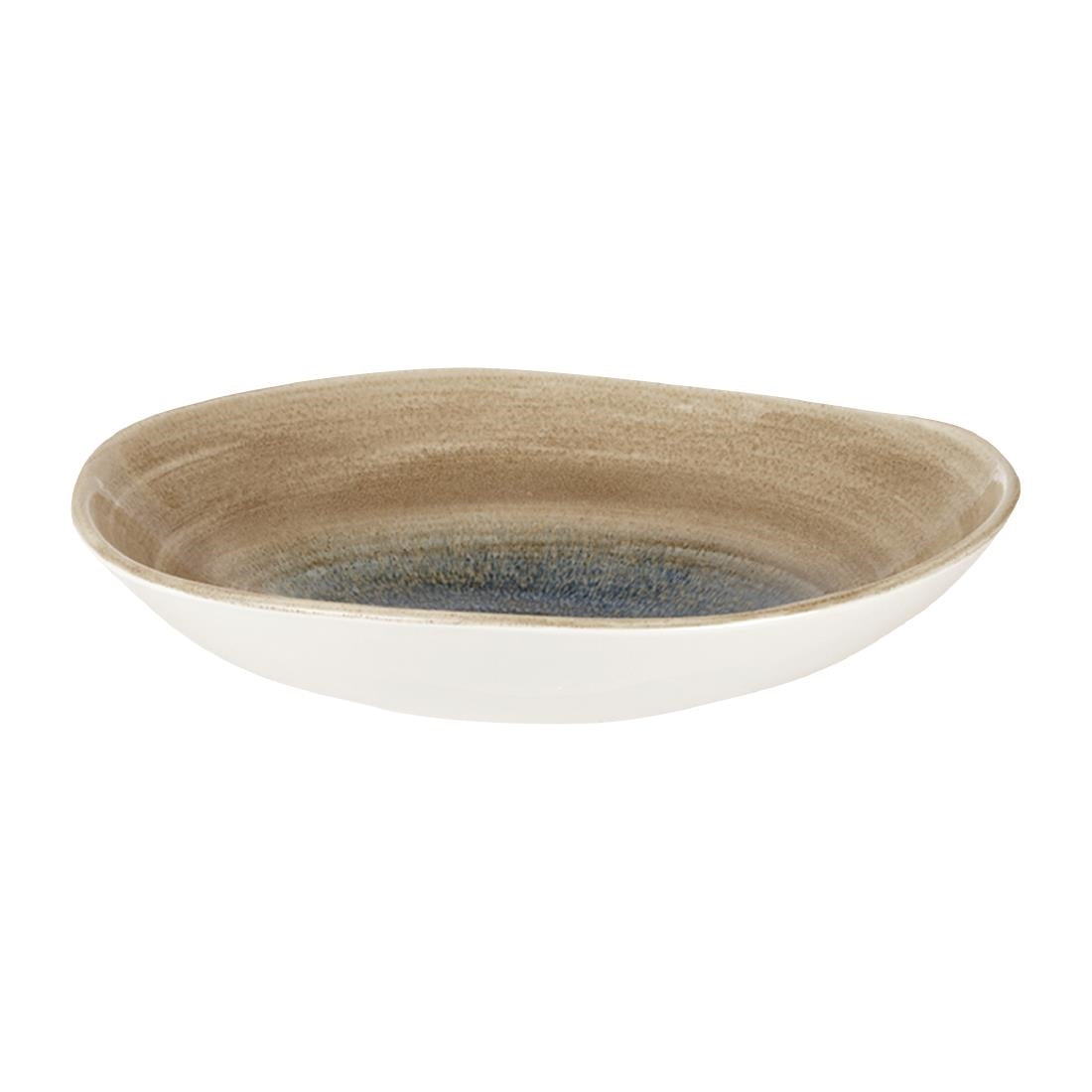 Churchill Stonecast Aqueous Organic Round Bowls Bayou Taupe 253mm (Pack of 12) - FC181 Bowls Churchill