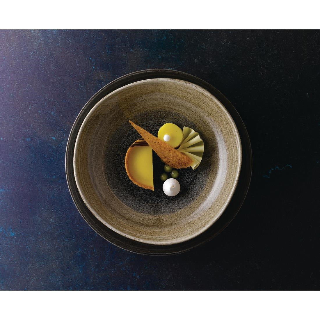 Churchill Stonecast Aqueous Organic Round Bowls Bayou Taupe 253mm (Pack of 12) - FC181 Bowls Churchill