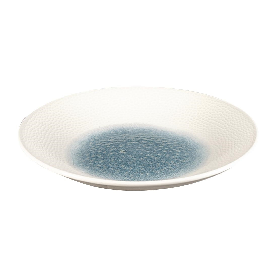 Churchill Isla Centre Print Deep Coupe Plates Topaz Blue 255mm (Pack of 12) - FC185 Plates Churchill