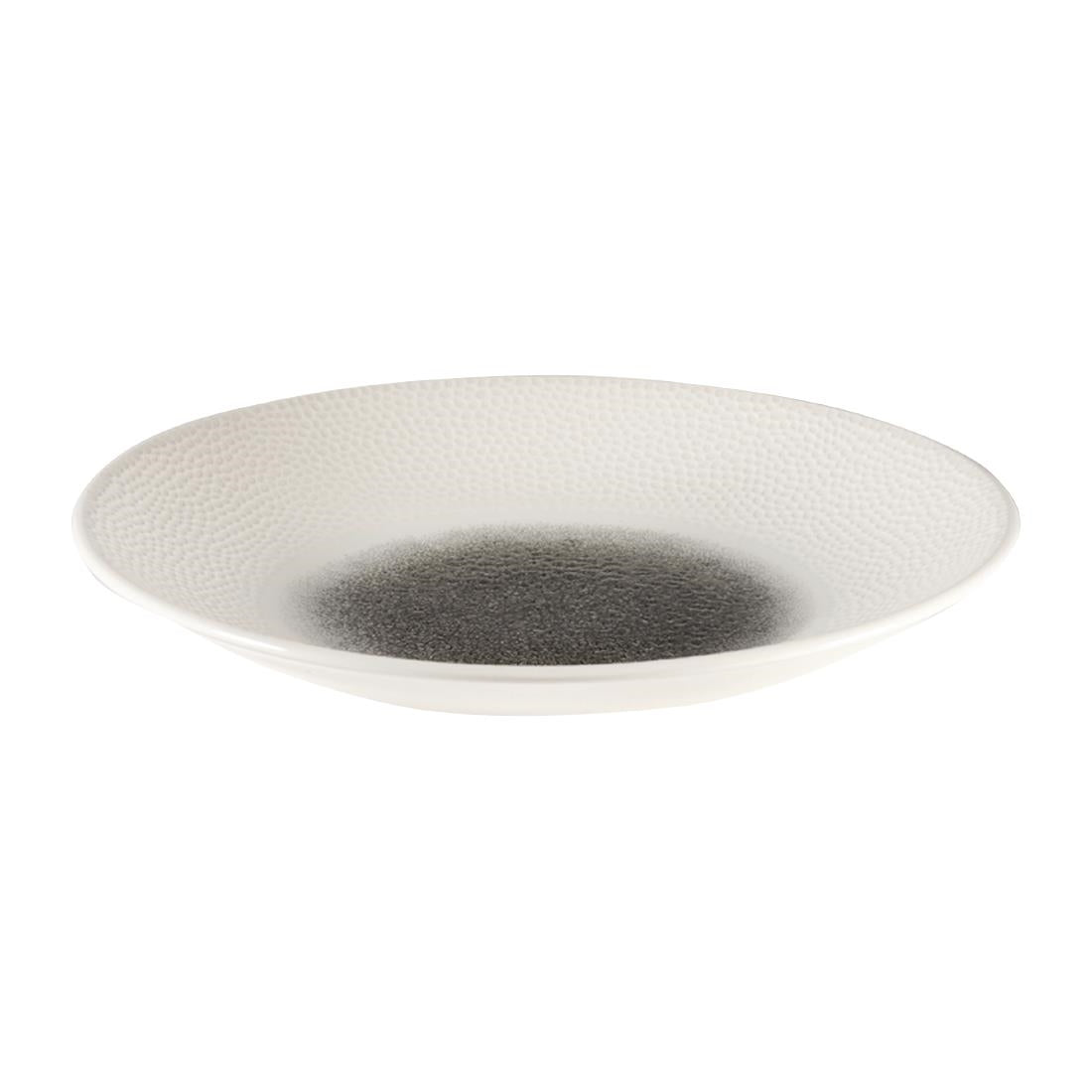 Churchill Isla Centre Print Deep Coupe Plates Quartz Black 281mm (Pack of 12) - FC186 Plates Churchill