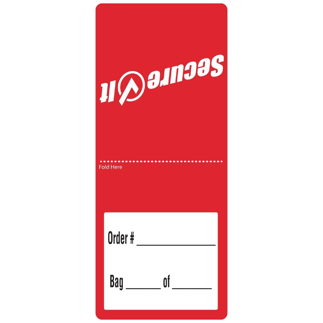 SecureIt Tamper-Resistant Removable Food Packaging Labels Large (Pack of 2 x 250) - FC214 Securit