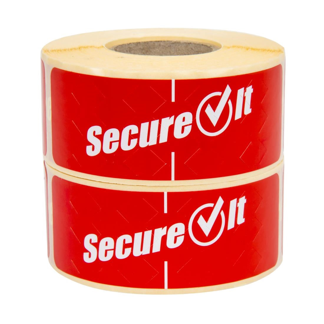 SecureIt Tamper-Resistant Removable Food Packaging Labels Small (Pack of 2 x 250) - FC215 Securit