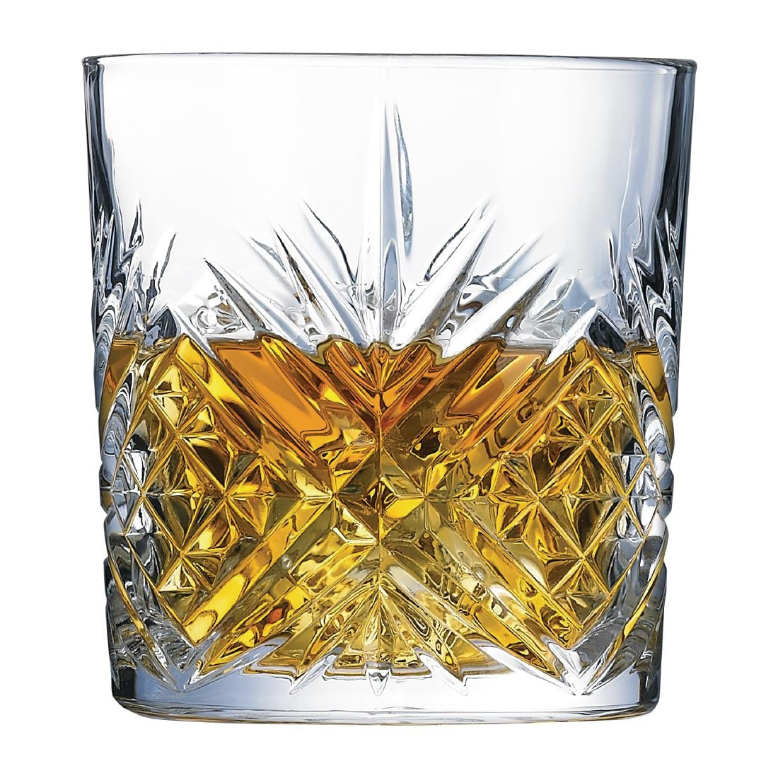 Arcoroc Broadway Old Fashioned Glasses 300ml (Pack of 24) - FC272 Cocktail Glasses Arcoroc
