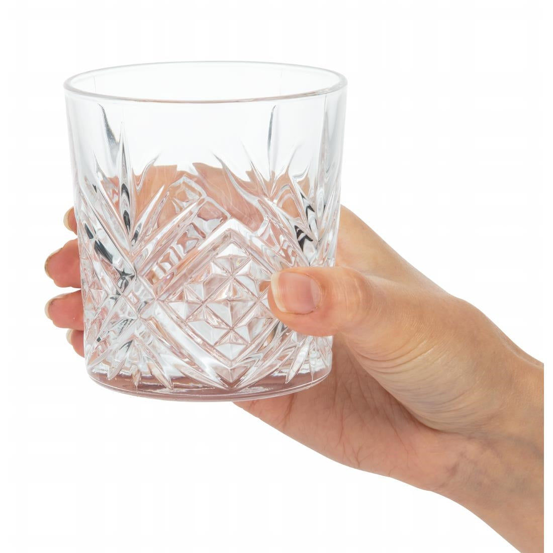 Arcoroc Broadway Old Fashioned Glasses 300ml (Pack of 24) - FC272 Cocktail Glasses Arcoroc