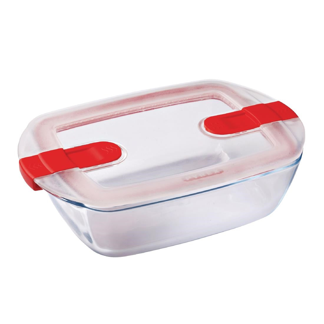 Pyrex Cook and Heat Rectangular Dish with Lid 1Ltr - FC367 Pyrex