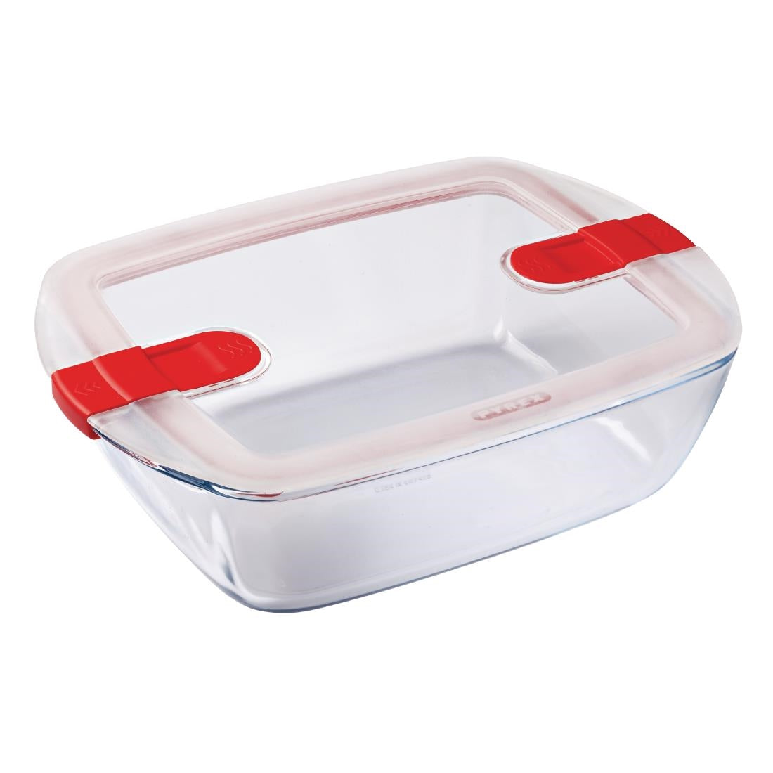 Pyrex Cook and Heat Rectangular Dish with Lid 2.6Ltr - FC368 Pyrex
