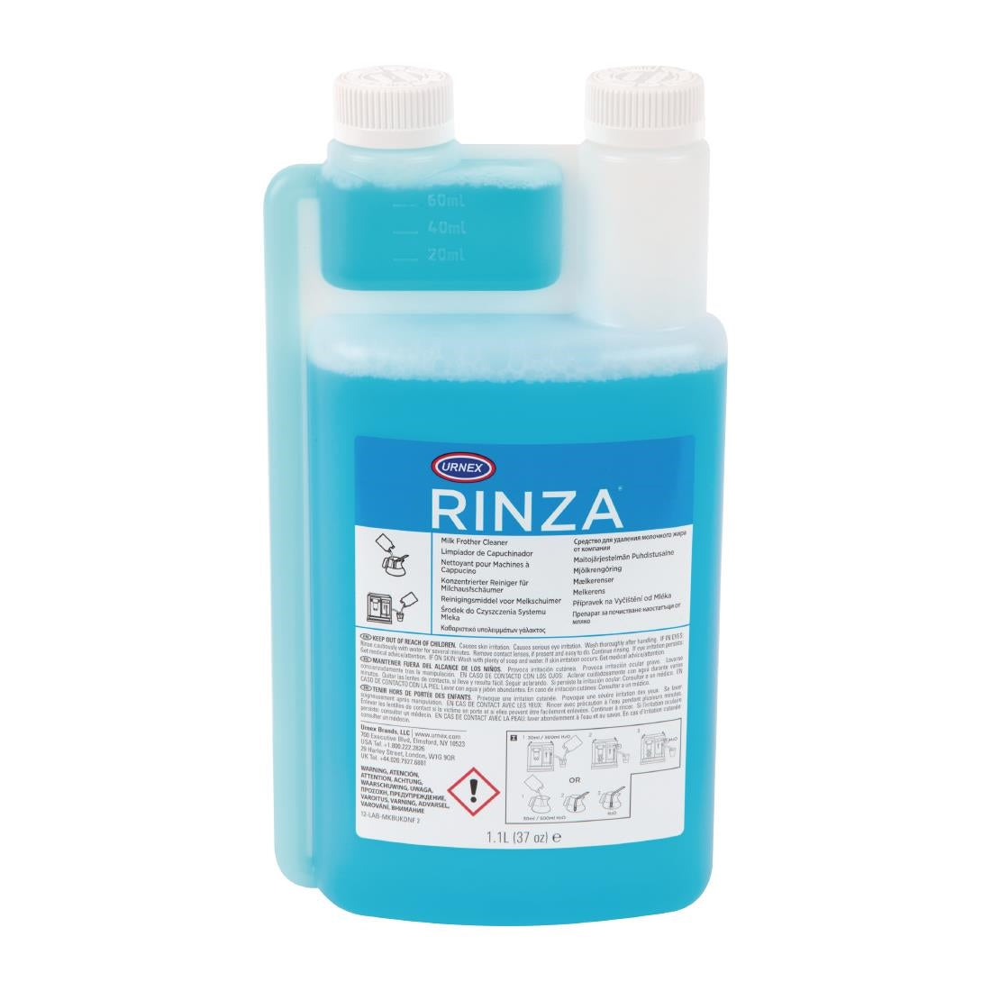 Urnex Rinza Alkaline Milk Frother Cleaner Concentrate 1.1Ltr - GG952 Urnex