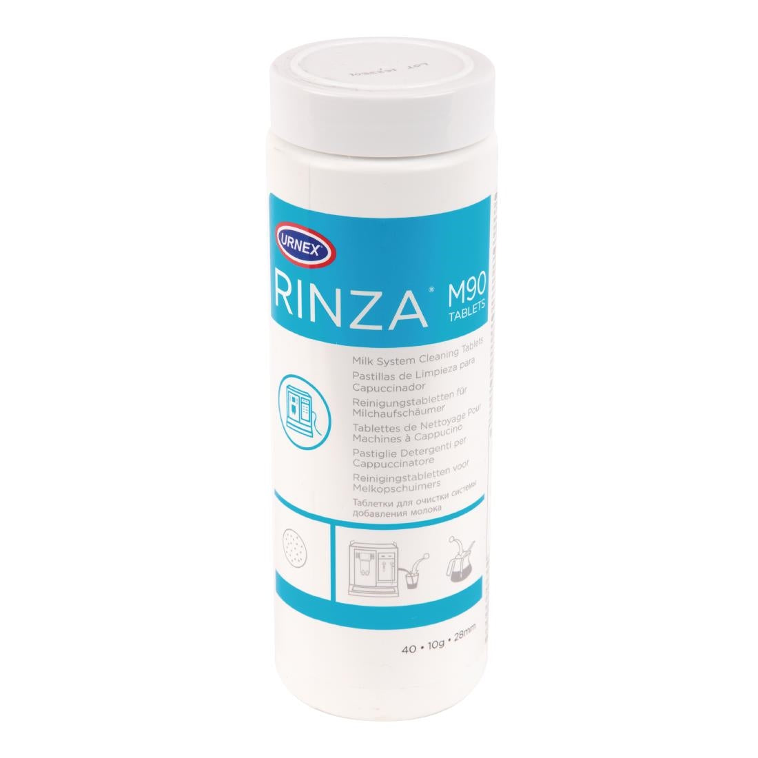 Urnex Rinza M90 Milk Frother Cleaner Tablets 10g (Pack of 40 Tablets) - CX502 Urnex