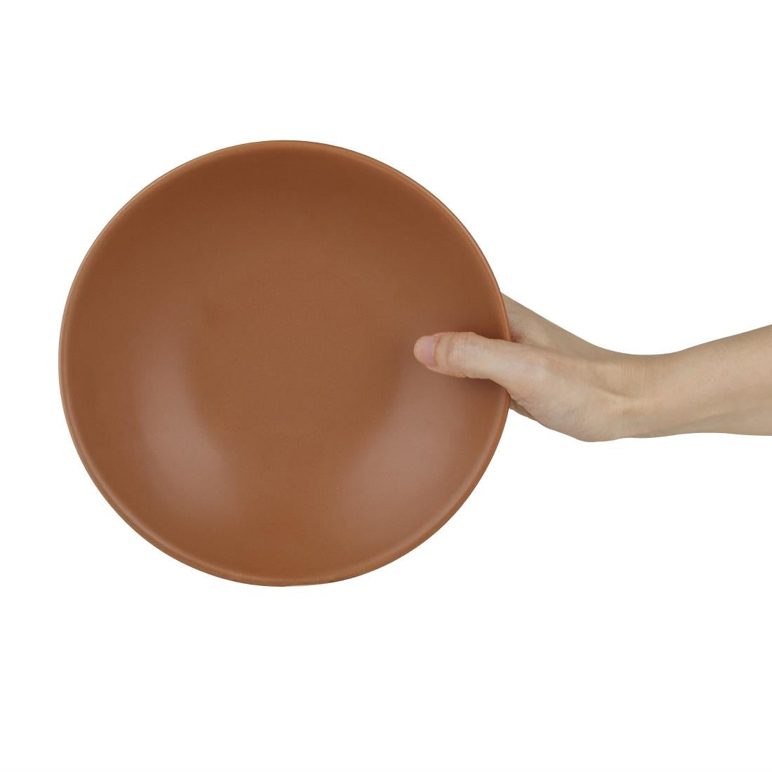 Olympia Build-a-Bowl Flat Bowls Cantaloupe 190mm (Pack of 6) - FC716 Bowls Olympia