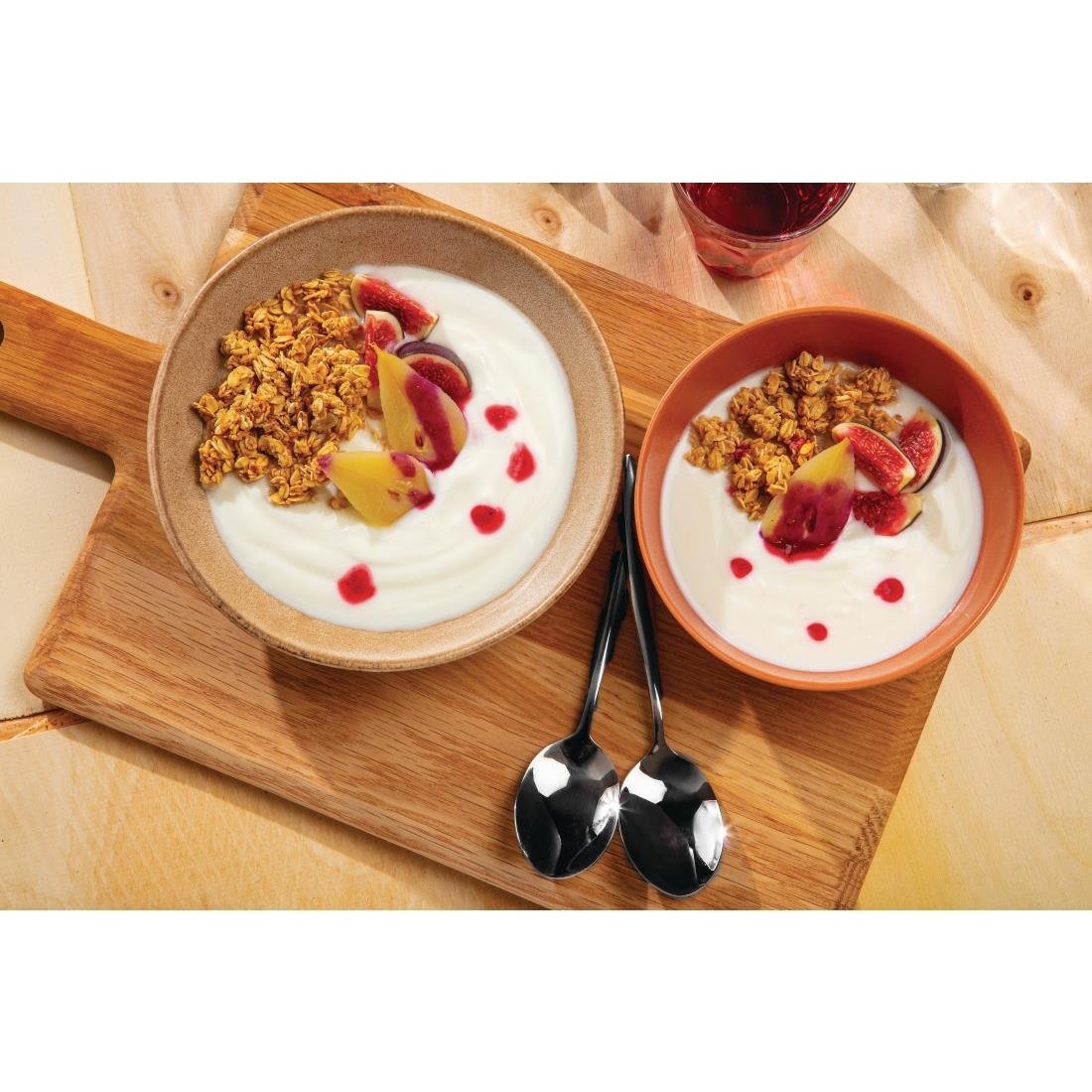 Olympia Build-a-Bowl Flat Bowls Earth 190mm (Pack of 6) - FC734 Bowls Olympia