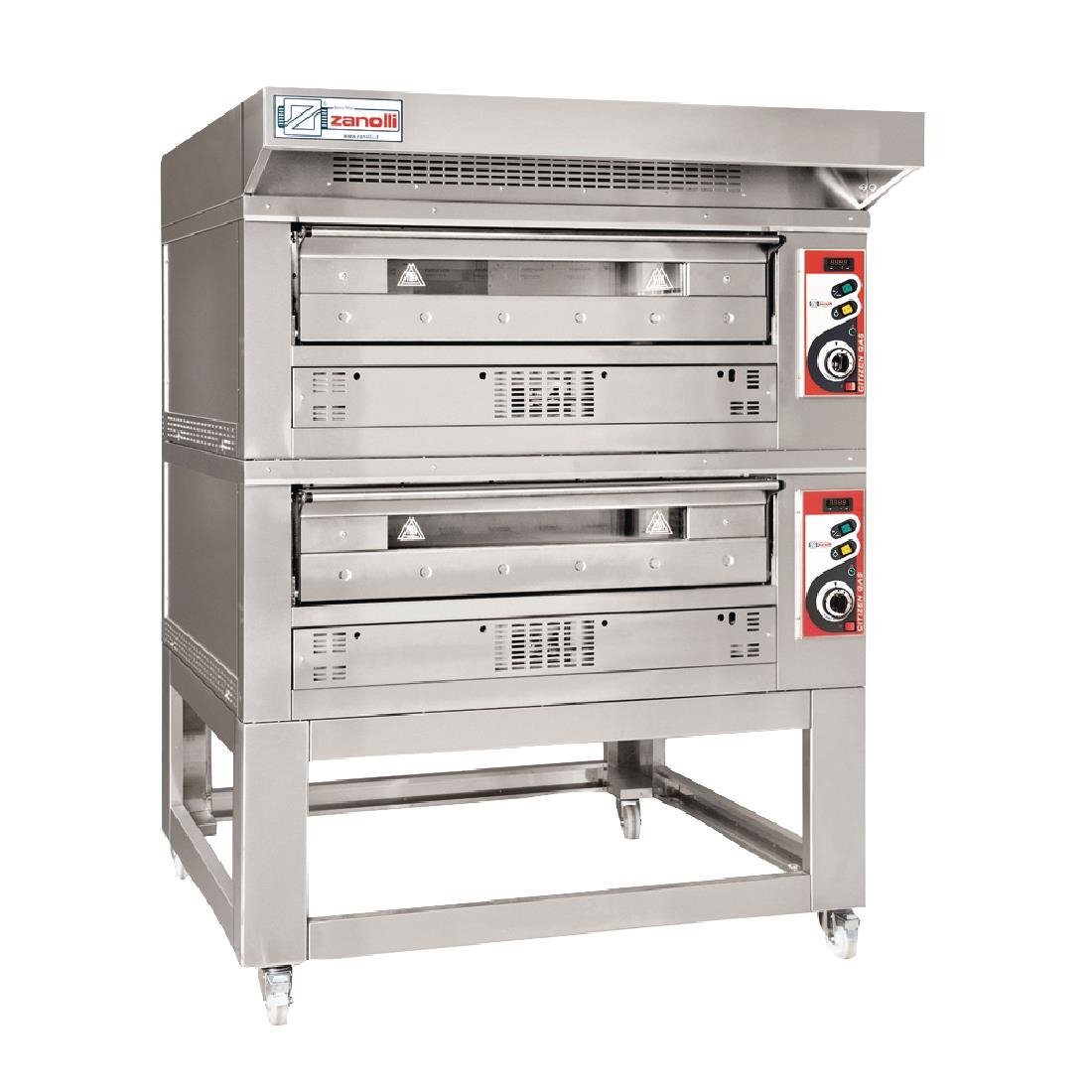 Zanolli Citizen 9+9 Single Deck Pizza Oven and Stand - HZ010-3PH Zanolli