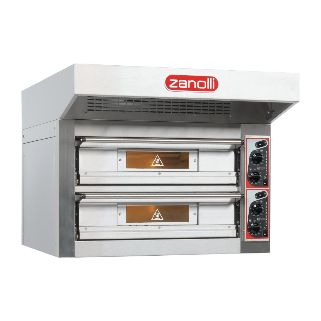 Zanolli EP70 4/MC Single Deck Electric Pizza Oven with Hood Three Phase - HZ014-3PH Zanolli