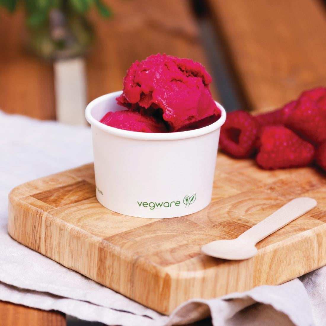 Vegware Compostable Hot Food Pots 4oz (Pack of 1000) - FC896 Vegware