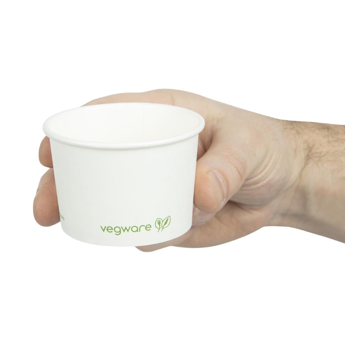 Vegware Compostable Hot Food Pots 4oz (Pack of 1000) - FC896 Vegware