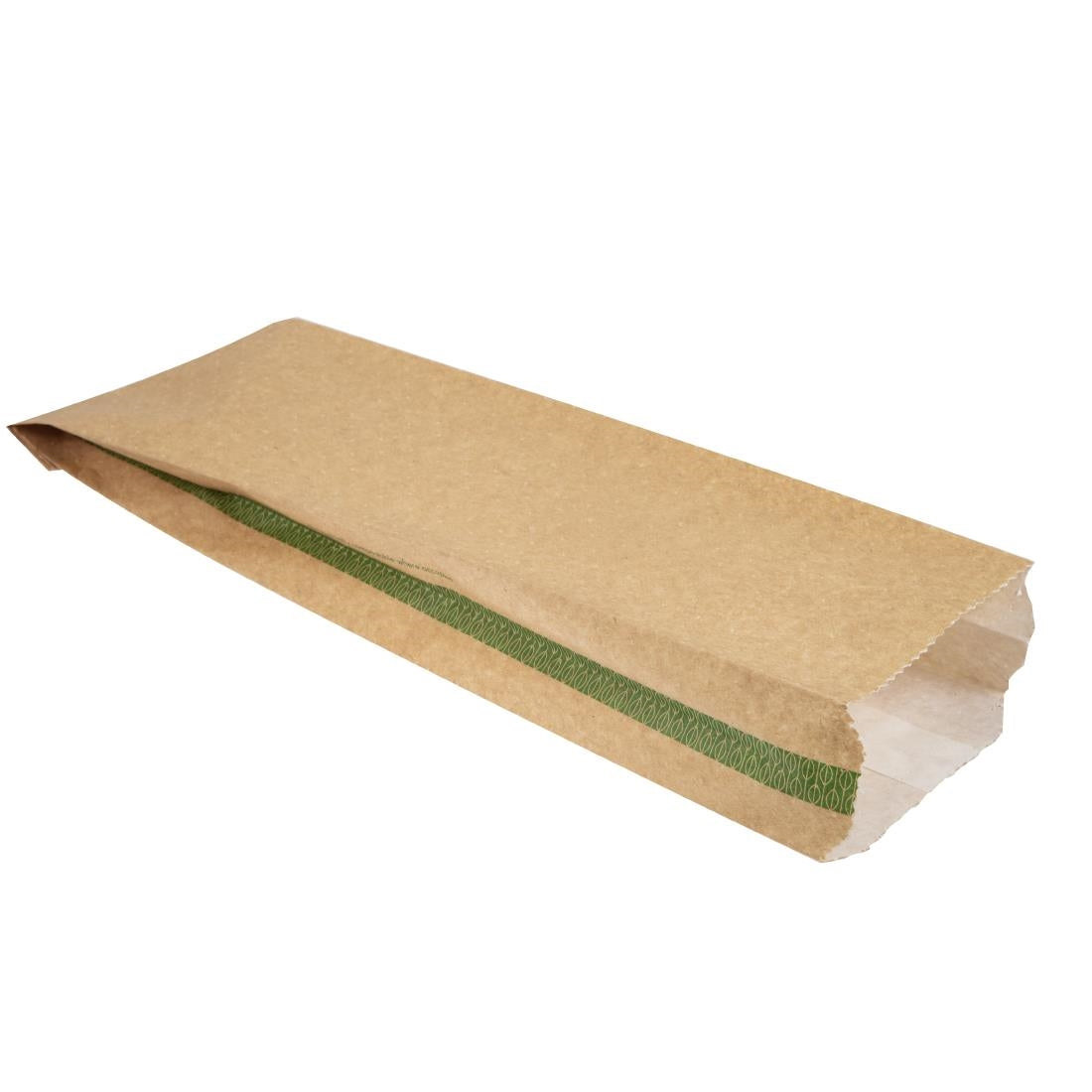 Vegware Compostable Therma Paper Hot Food Bags 356 x 101mm (Pack of 500) - FC897 Vegware