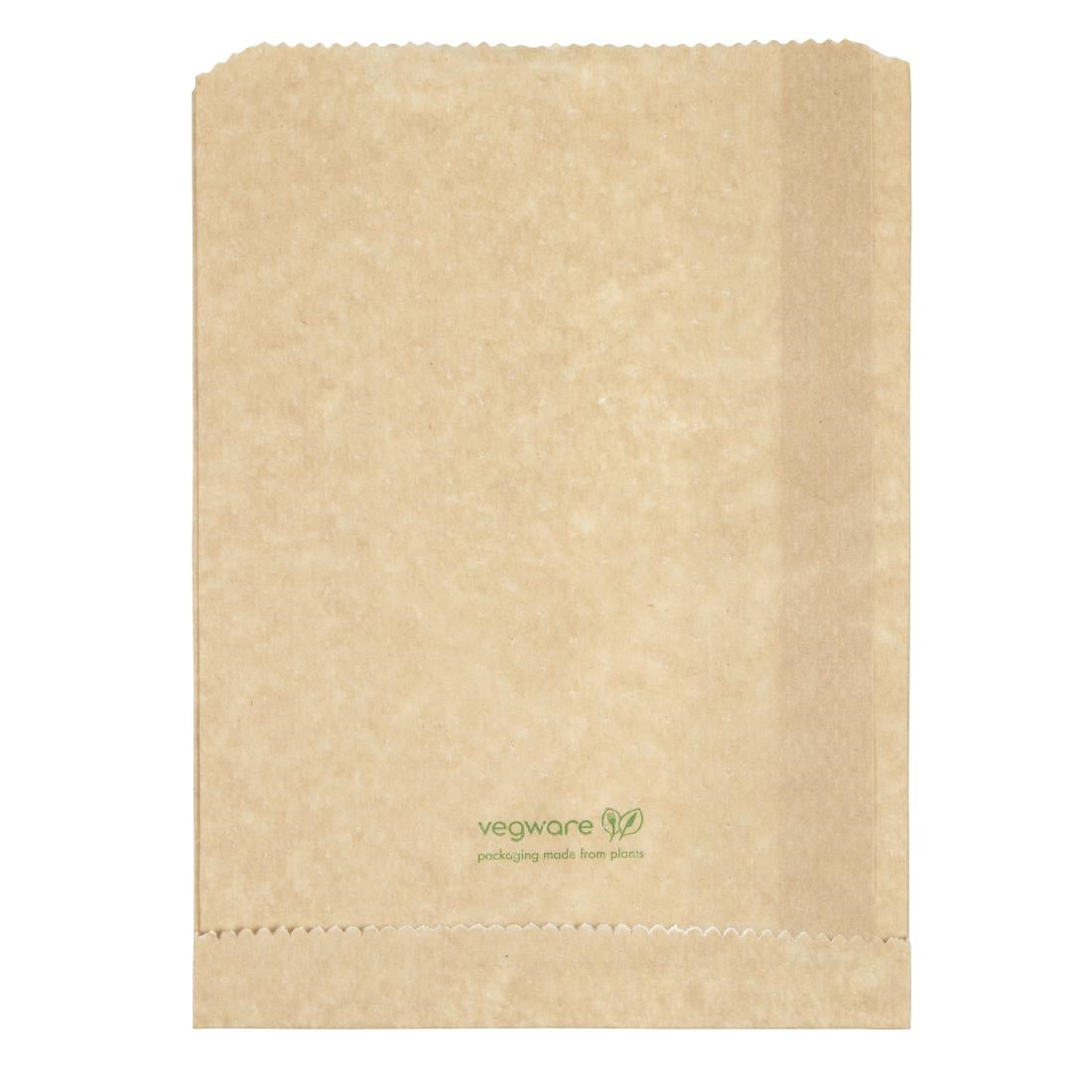 Vegware Compostable Therma Paper Hot Food Bags 292 x 127mm (Pack of 500) - FC898 Vegware