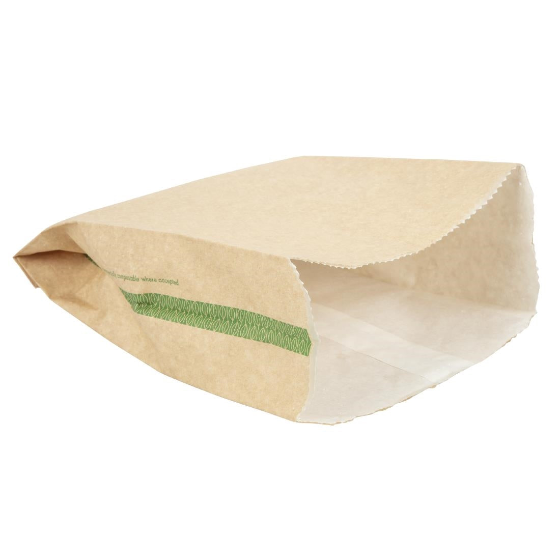 Vegware Compostable Therma Paper Hot Food Bags 292 x 127mm (Pack of 500) - FC898 Vegware