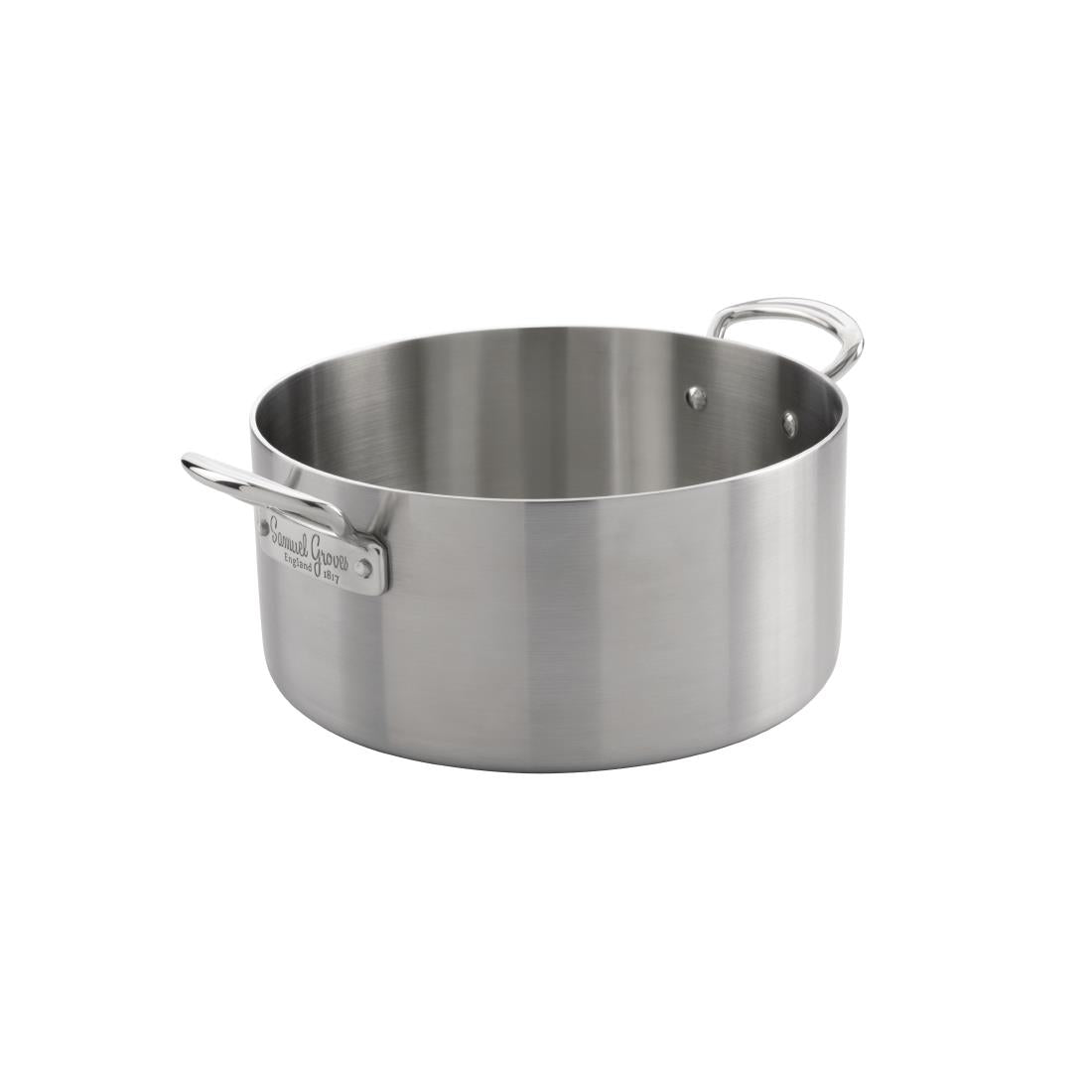 Samuel Groves Copper Core 5-ply Casserole Pan 26cm - FD098 Casserole & Stew Pans Samuel Groves