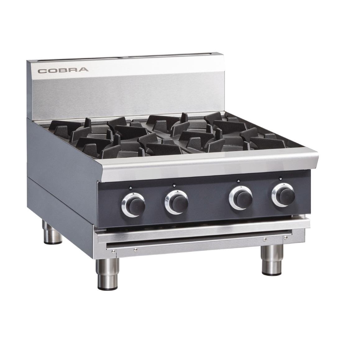 Blue Seal Cobra Countertop LPG Hob Four Burner C6D-B - FD143-P Blue Seal