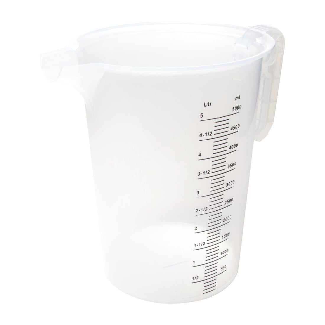 Pro-Measures Polypropylene Measuring Jug 5Ltr - FD329 Pro-Measures