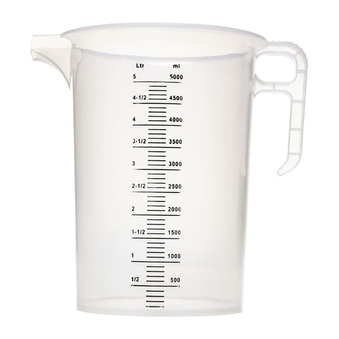 Pro-Measures Polypropylene Measuring Jug 5Ltr - FD329 Pro-Measures