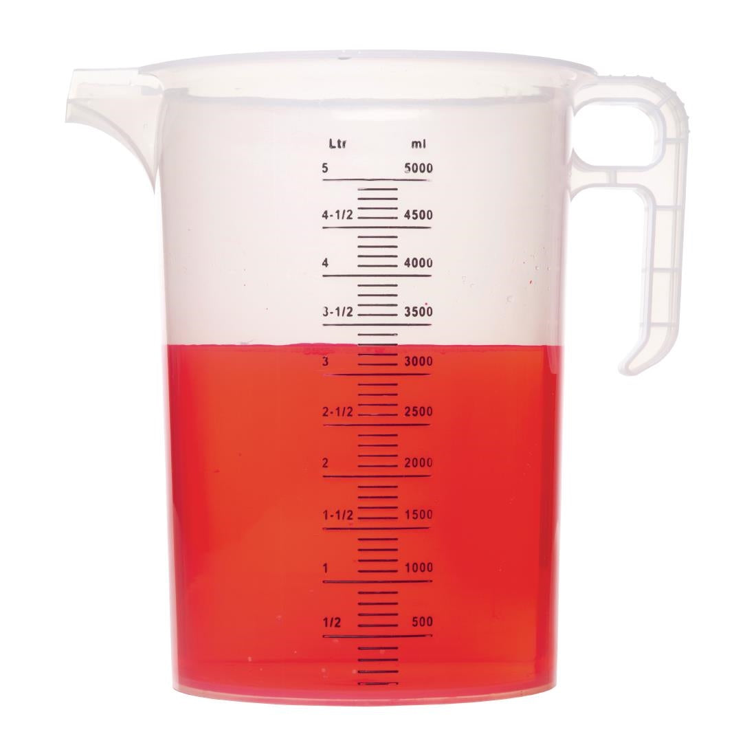 Pro-Measures Polypropylene Measuring Jug 5Ltr - FD329 Pro-Measures