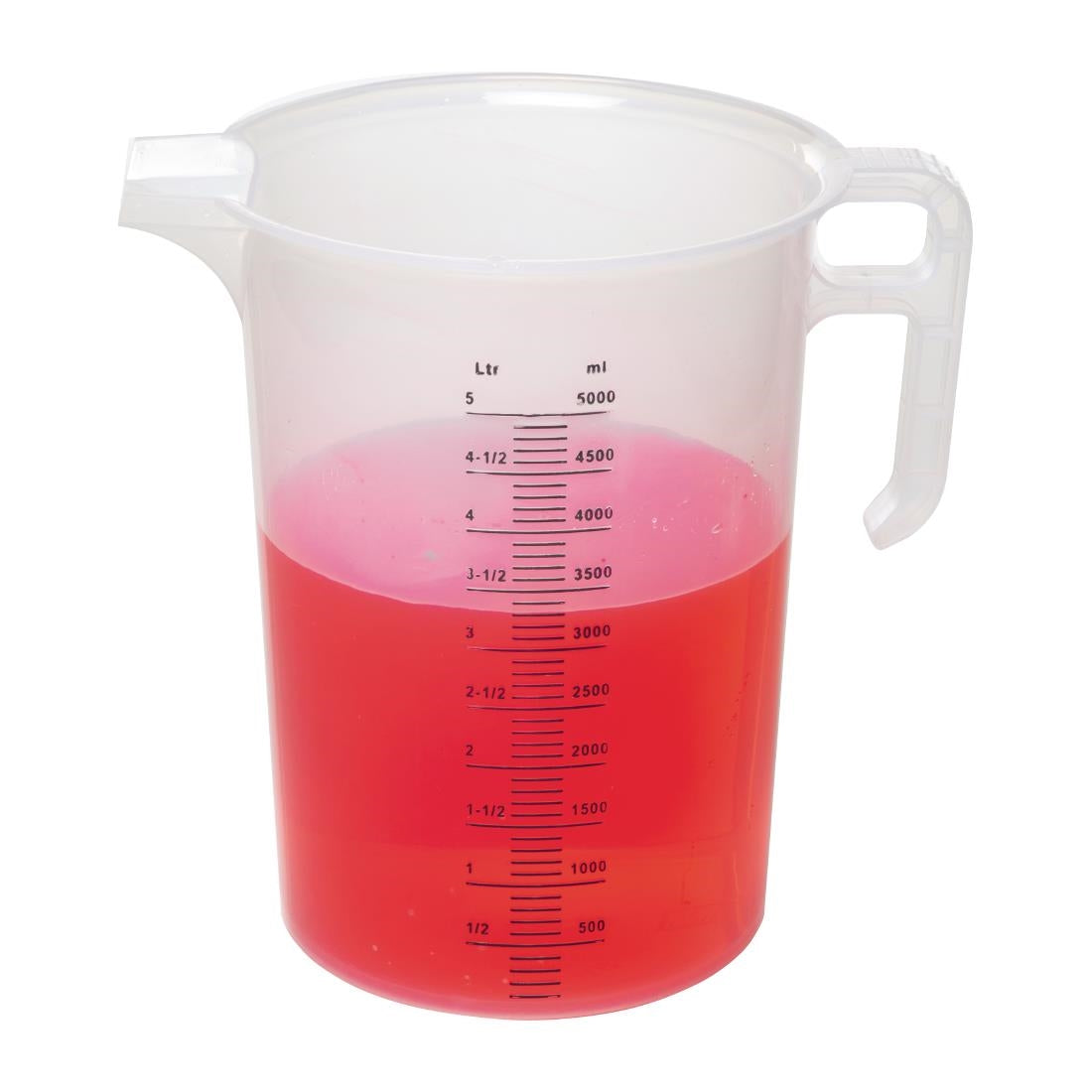 Pro-Measures Polypropylene Measuring Jug 5Ltr - FD329 Pro-Measures