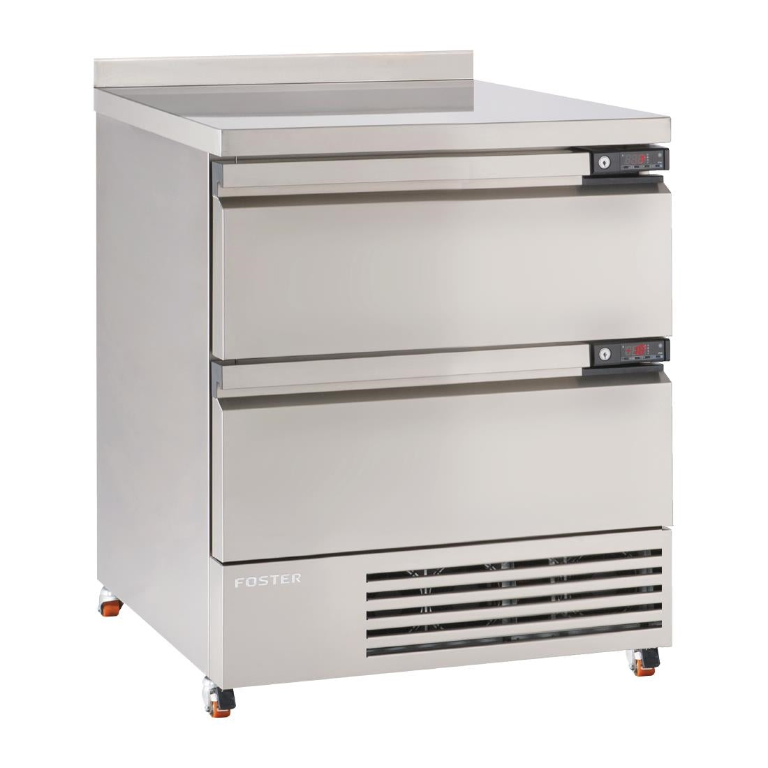 Foster FlexDrawer Counter with 2 Drawers and Splashback | FFC4-2 35-106 Foster Refrigerator