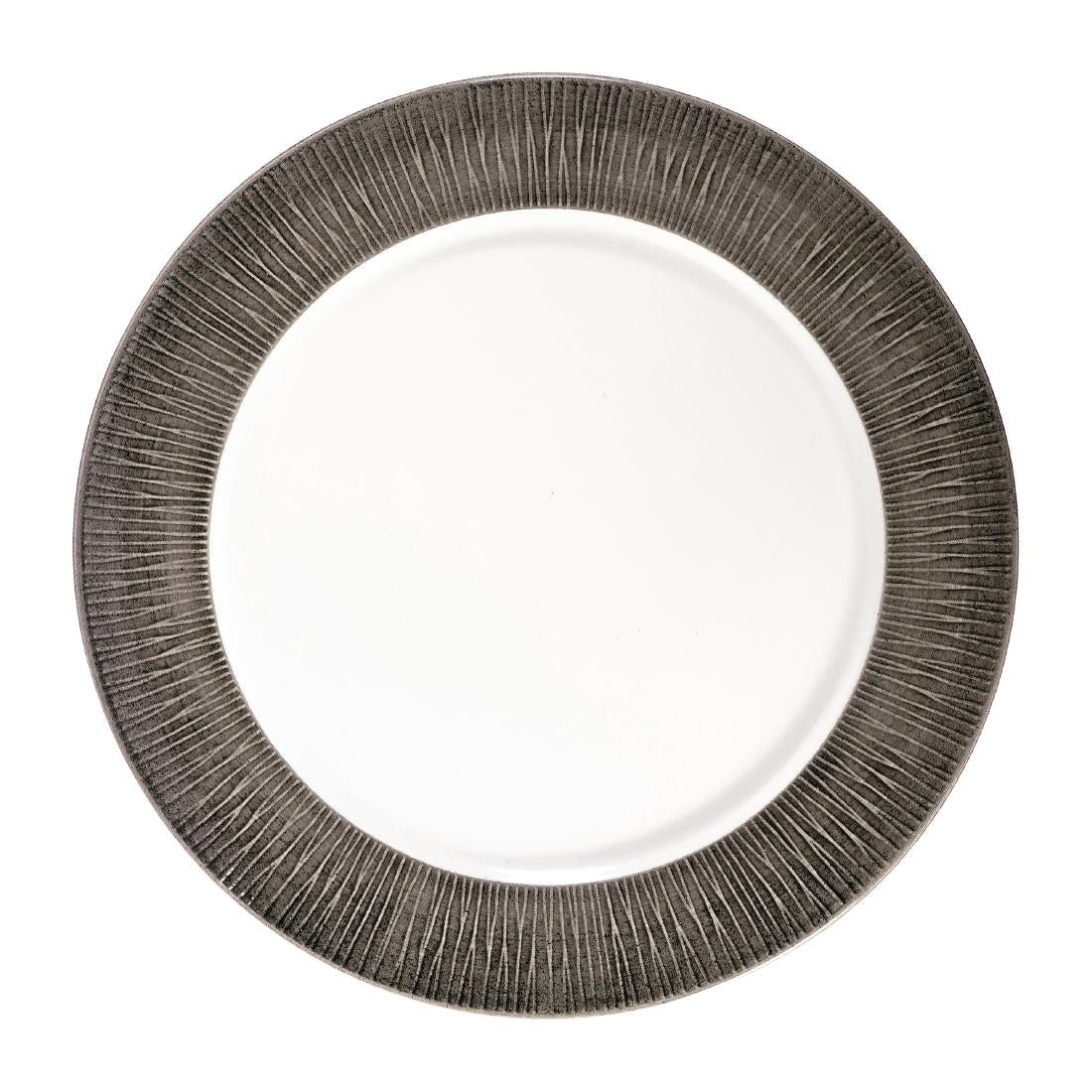Churchill Bamboo Spinwash Footed Plates Dusk 260mm (Pack of 12) - FD809 Plates Churchill