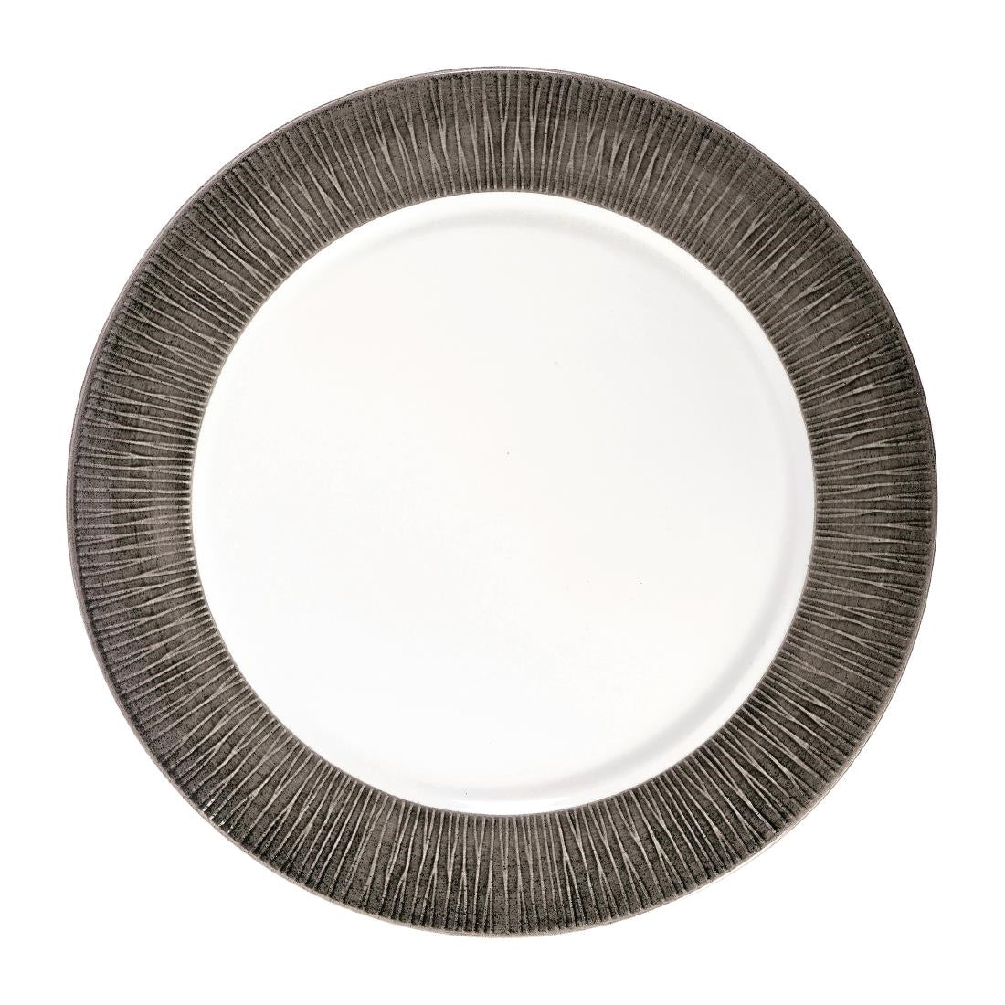 Churchill Bamboo Spinwash Footed Plates Dusk 234mm (Pack of 12) - FD811 Plates Churchill