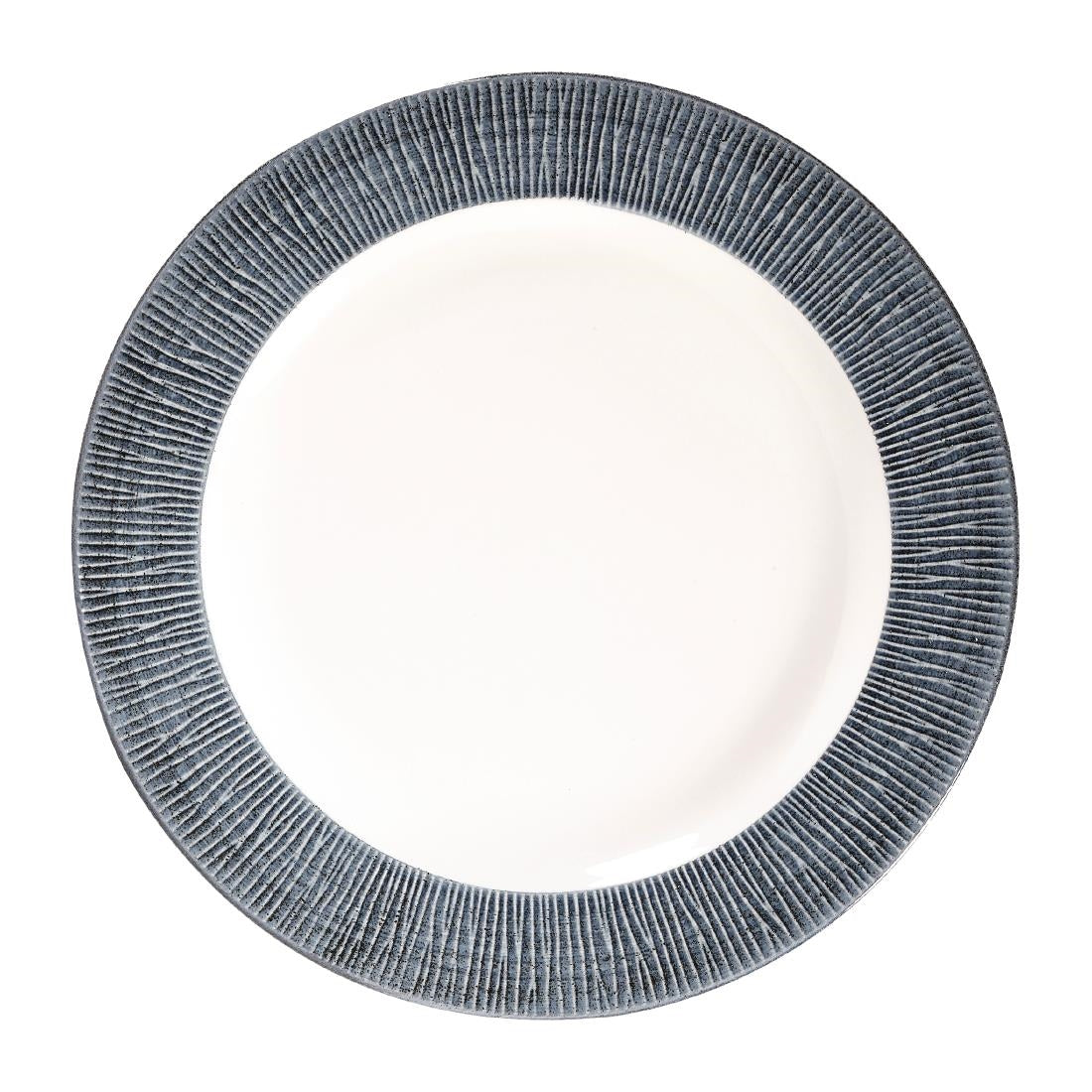Churchill Bamboo Spinwash Footed Plates Mist 234mm (Pack of 12) - FD814 Plates Churchill