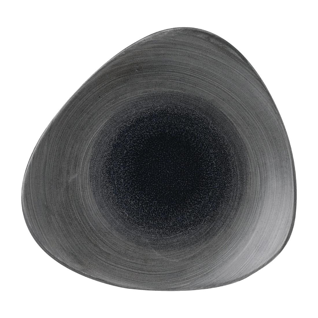 Churchill Stonecast Aqueous Lotus Plates Grey 254mm (Pack of 12) - FD856 Plates Churchill