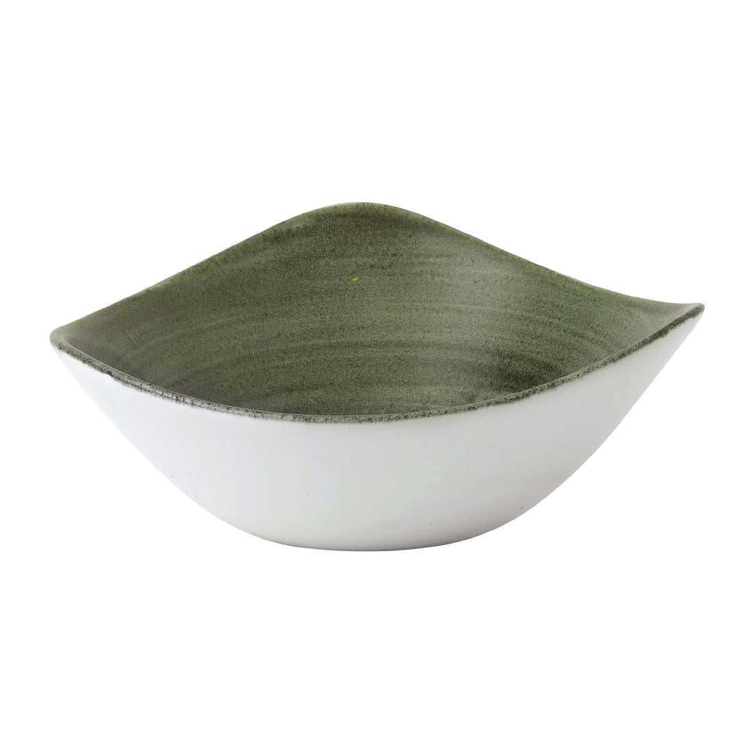 Churchill Stonecast Patina Lotus Bowl Burnished Green 178mm (Pack of 12) - FD867 Bowls Churchill