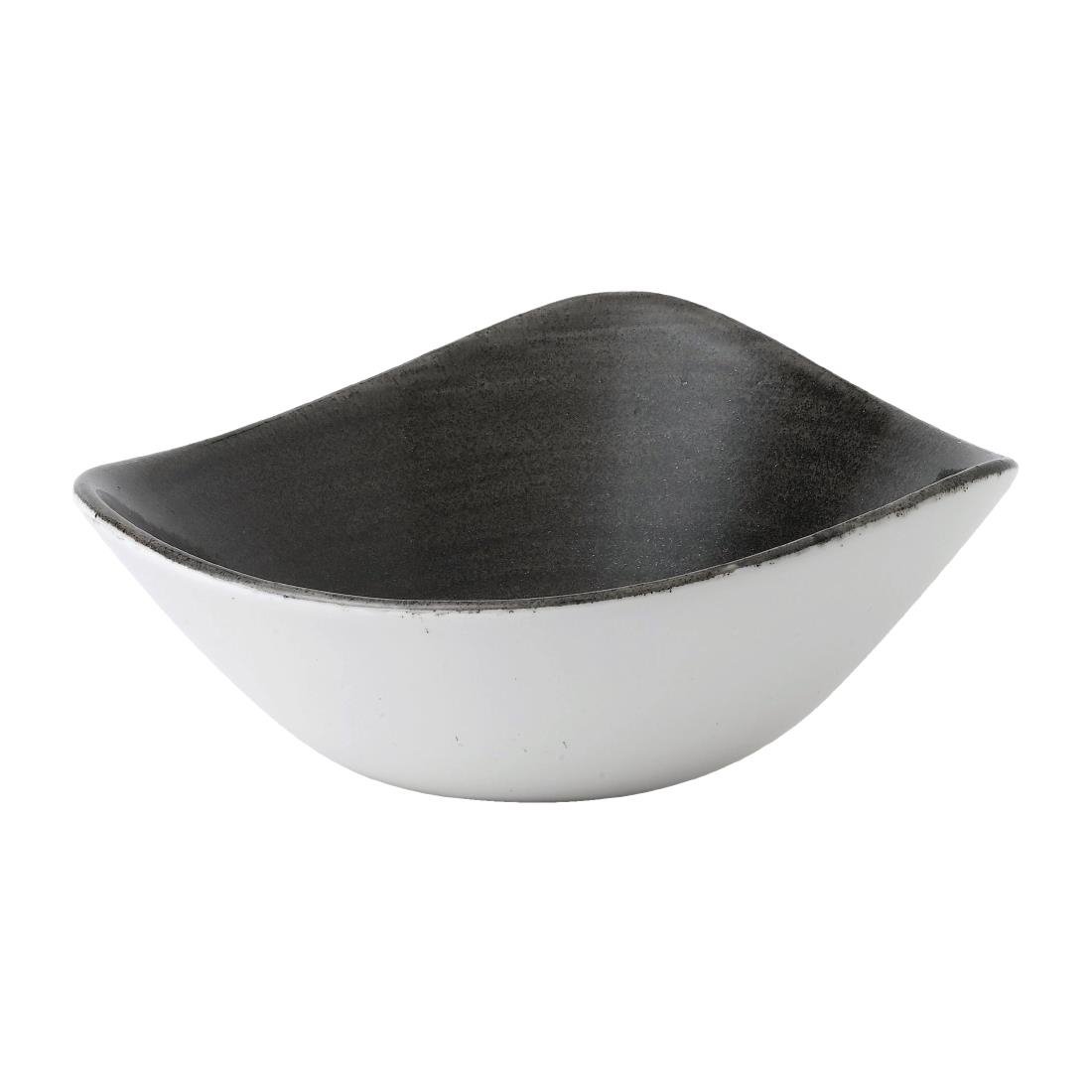 Churchill Stonecast Patina Lotus Bowl Iron Black 178mm (Pack of 12) - FD870 Bowls Churchill