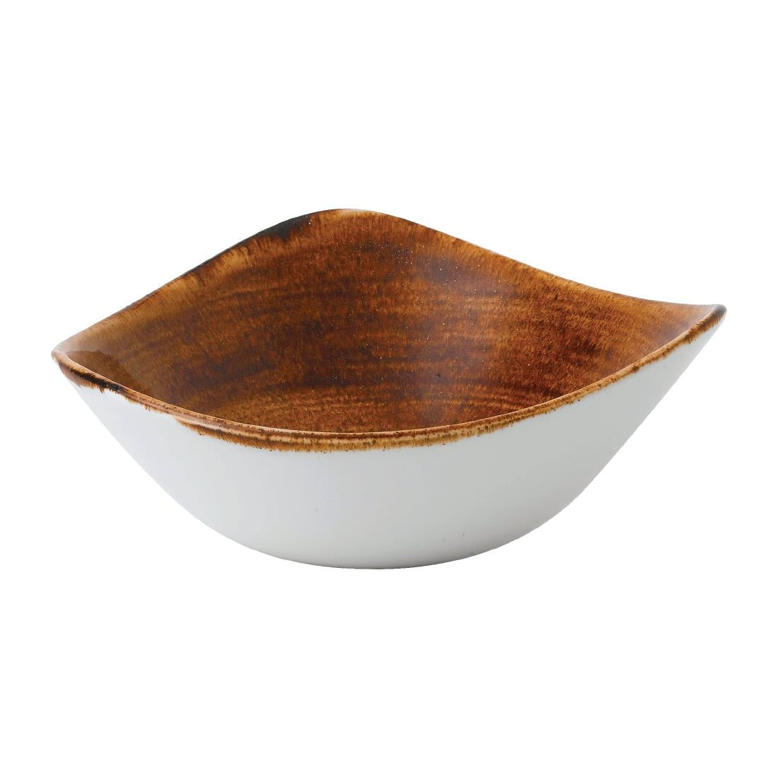 Churchill Stonecast Patina Lotus Bowl Vintage Copper 178mm (Pack of 12) - FD873 Bowls Churchill