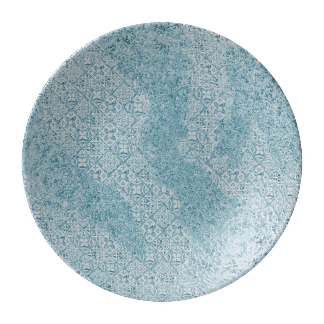 Churchill Med Tiles Deep Coupe Plates Aquamarine 279mm (Pack of 12) - FD897 Plates Churchill