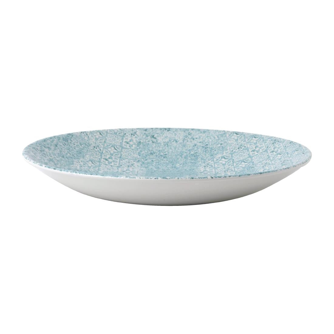 Churchill Med Tiles Deep Coupe Plates Aquamarine 279mm (Pack of 12) - FD897 Plates Churchill
