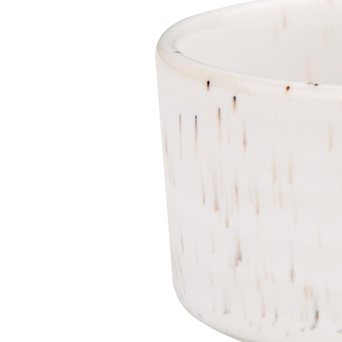 Olympia Cavolo Dipping Dish White Speckle 67mm (Pack of 12) - FD905 Olympia Designs Olympia