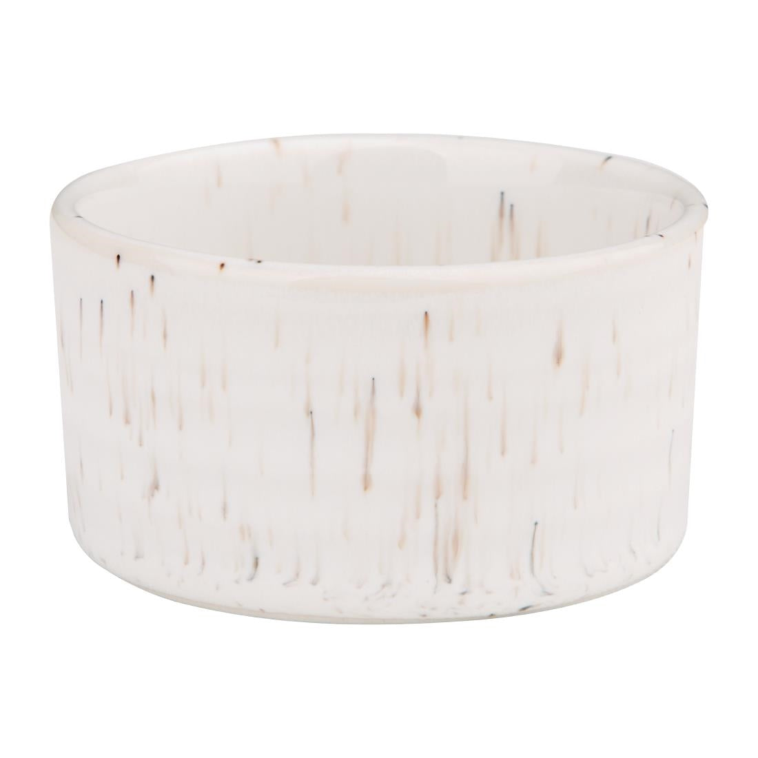 Olympia Cavolo Dipping Dish White Speckle 67mm (Pack of 12) - FD905 Olympia Designs Olympia