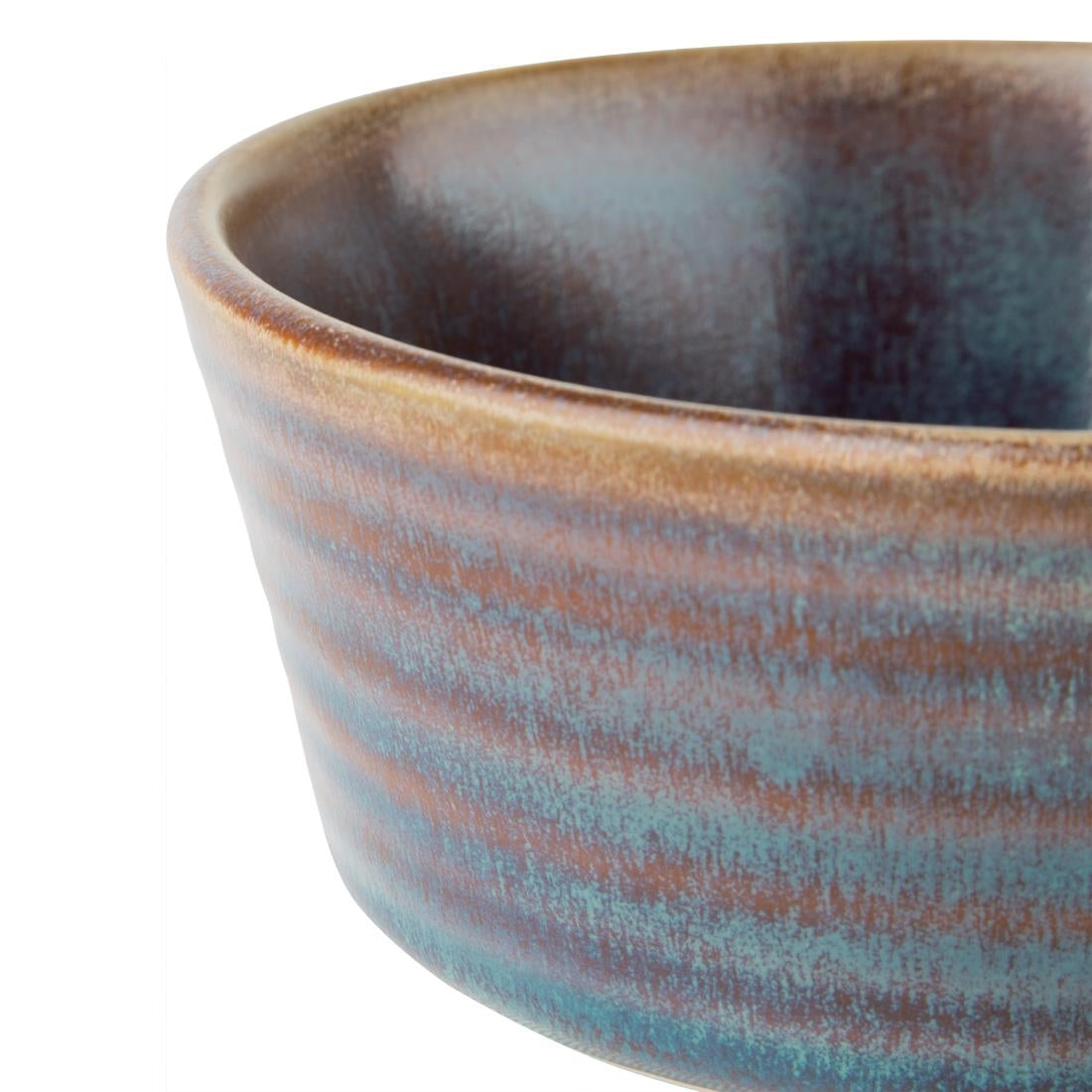 Olympia Cavolo Flat Round Bowls Iridescent 143mm (Pack of 6) - FD912 Bowls Olympia