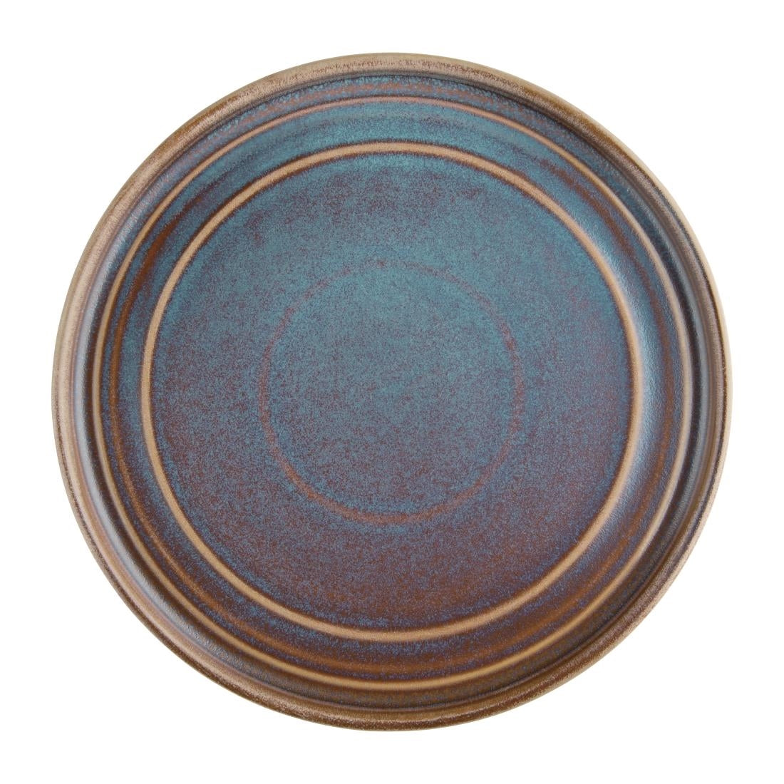 Olympia Cavolo Flat Round Plates Iridescent 220mm (Pack of 6) - FD915 Plates Olympia