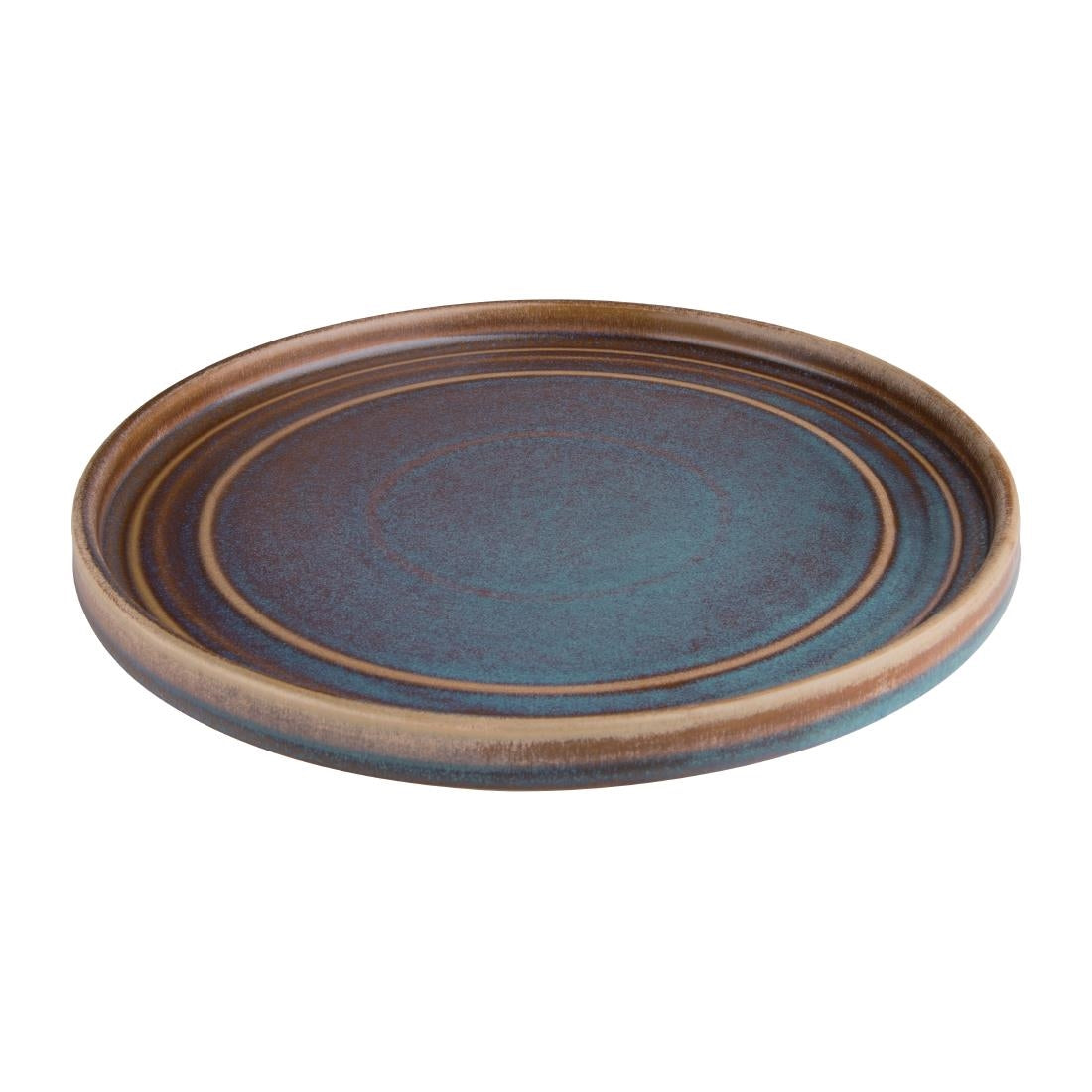 Olympia Cavolo Flat Round Plates Iridescent 220mm (Pack of 6) - FD915 Plates Olympia
