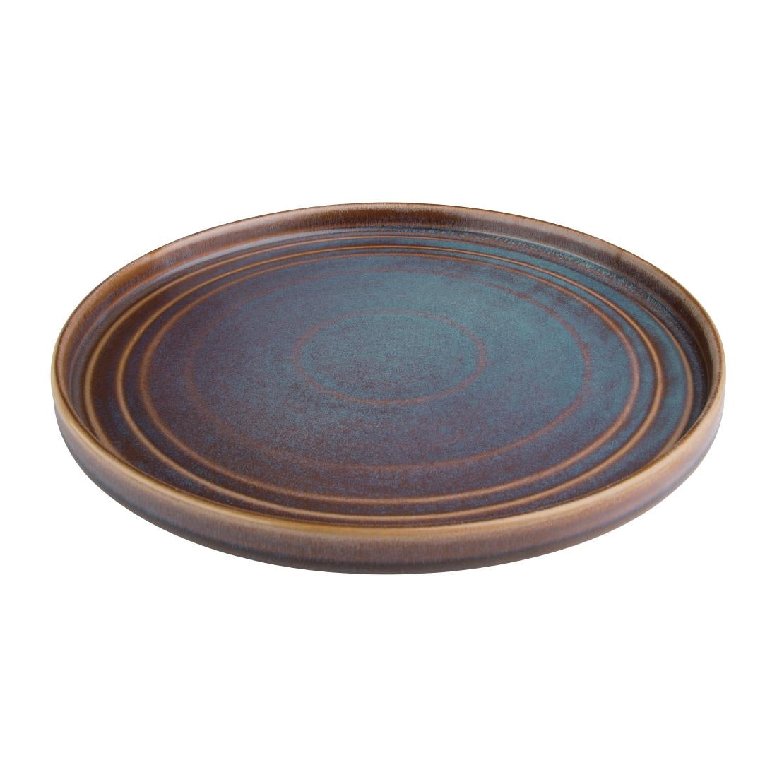 Olympia Cavolo Flat Round Plates Iridescent 270mm (Pack of 4) - FD916 Plates Olympia
