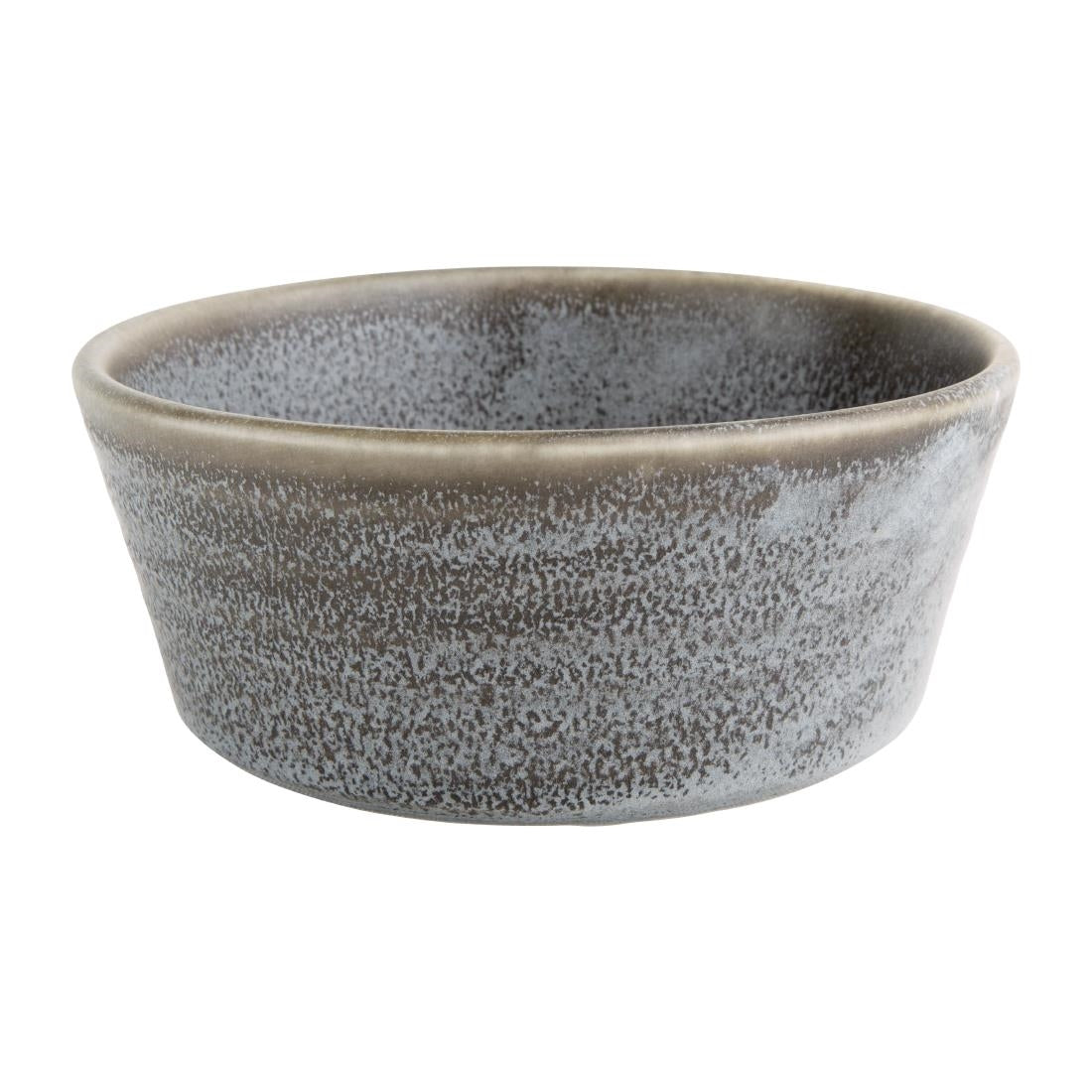 Olympia Cavolo Flat Round Bowls Charcoal Dusk 143mm (Pack of 6) - FD918 Bowls Olympia