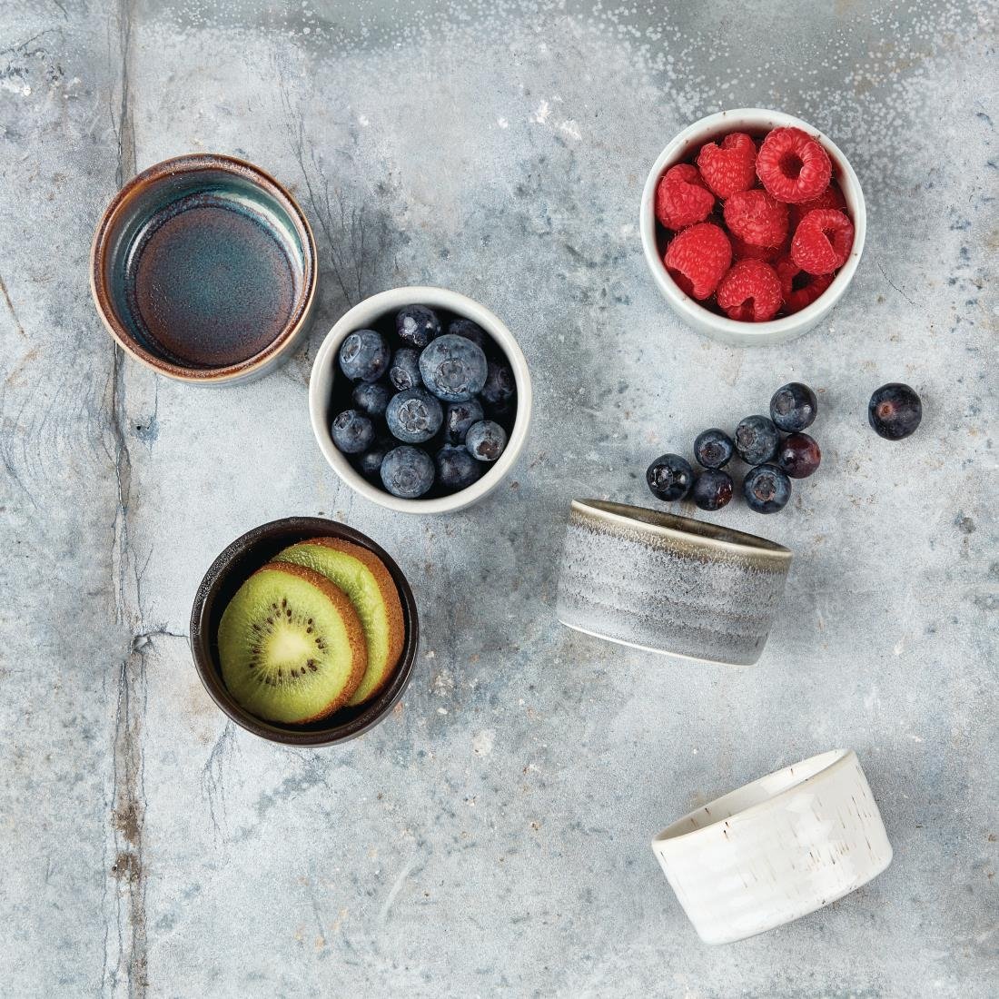 Olympia Cavolo Dipping Dish Charcoal Dusk 67mm (Pack of 12) - FD923 Olympia Designs Olympia