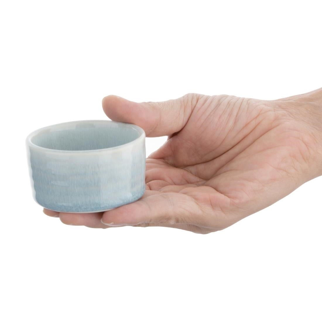 Olympia Cavolo Dipping Dish Ice Blue 67mm (Pack of 12) - FD925 Olympia Designs Olympia