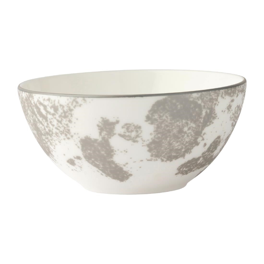 Royal Crown Derby Crushed Velvet Grey Bowl 115mm (Pack of 6) - FE113 Bowls Royal Crown Derby